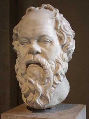 Socrates - Louvre filosoof Griekse oudheid